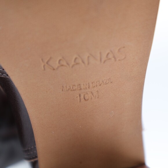 KAANAS Porto Dark Brown Leather Western Boots Women’s Size 10M - Picture 8 of 11